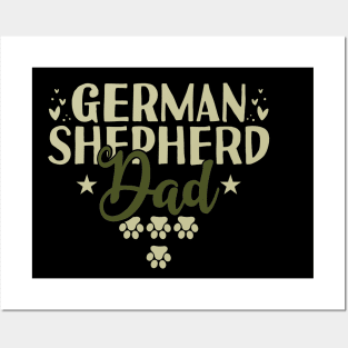 German Shepherd Dad Posters and Art